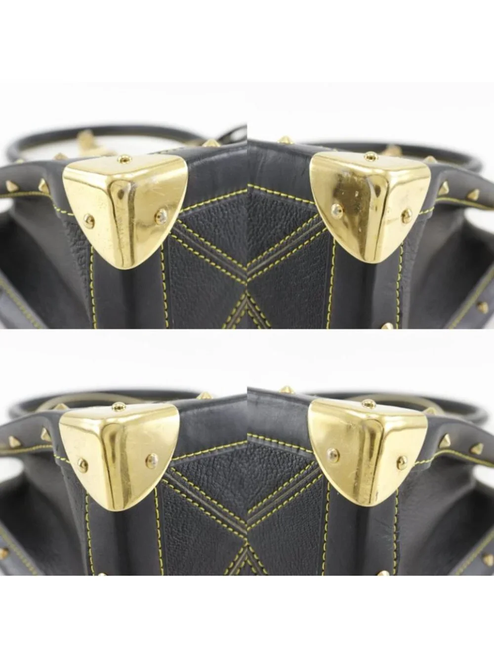 Louis Vuitton Faburo Suhali Goatskin Noir Black Tote